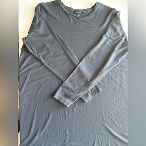Eileen Fisher EUC XL women’s long sleeve T shirt blue-gray